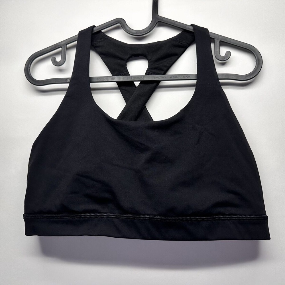 Lululemon Sports Bra Black Cross Back ➰ - Picture 6 of 6
